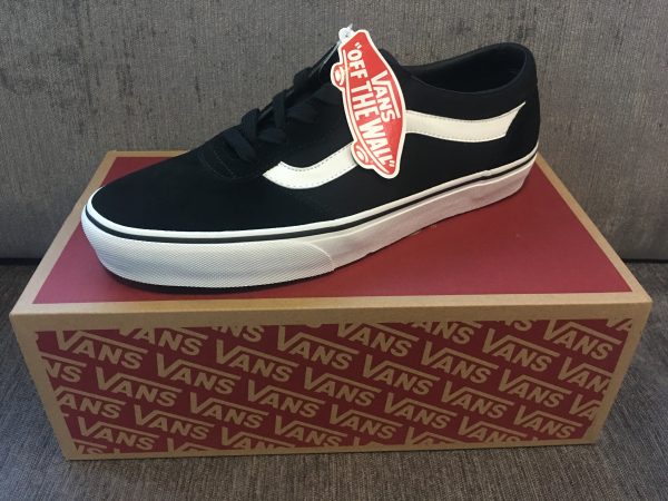Vans black/white skate shoes size 9.5