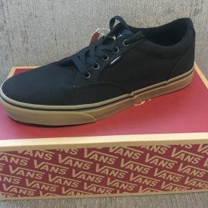 Vans skate shoes black/gum size 9