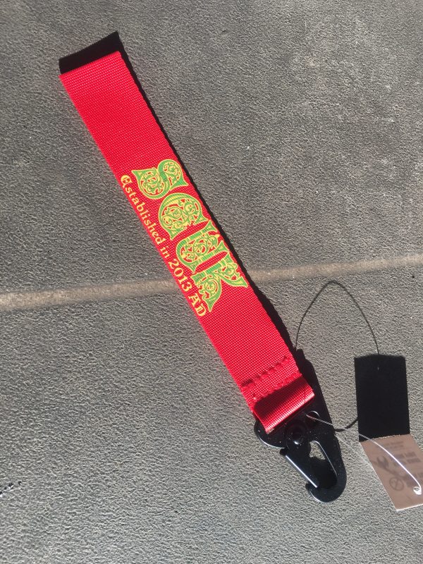Scuk key ring . Red